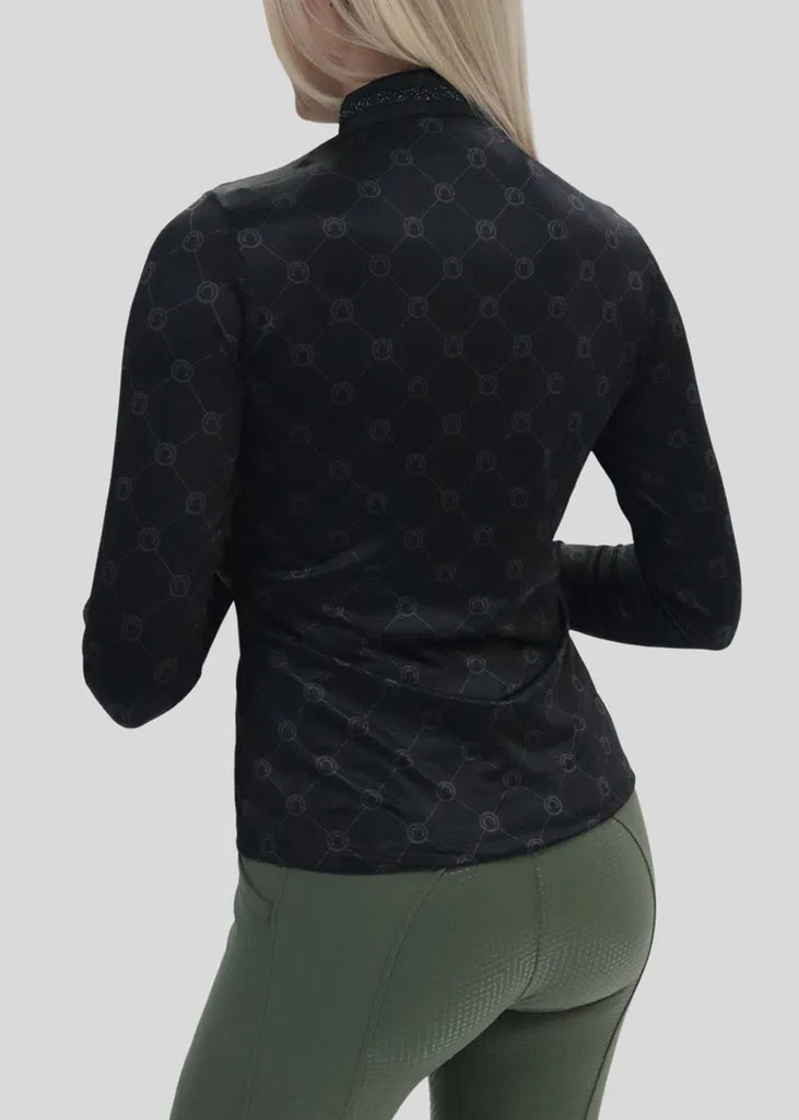 MoAvina Crystal Caviar Printed Shirt