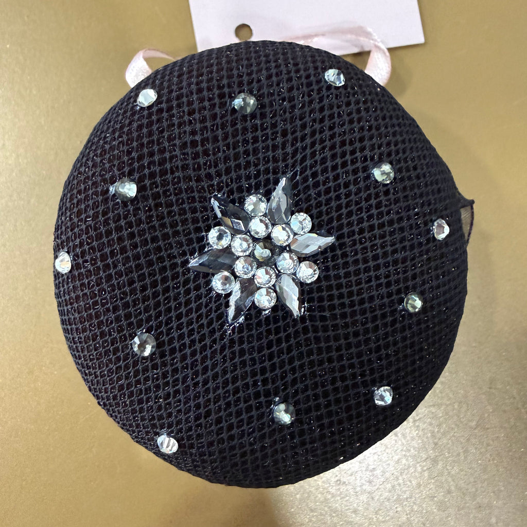 Plastronique Jeweled Bun Covers - Black