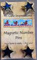 Magnetic Number Pins