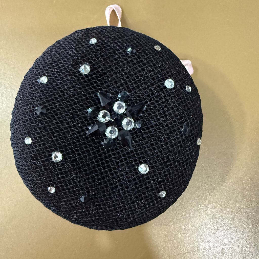 Plastronique Jeweled Bun Covers - Black