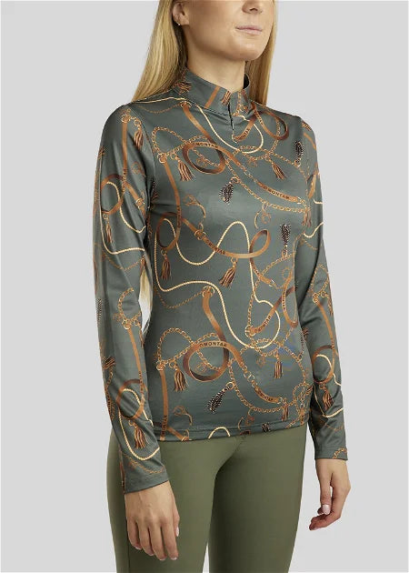 Haily LS Riding Shirt - Pine Green