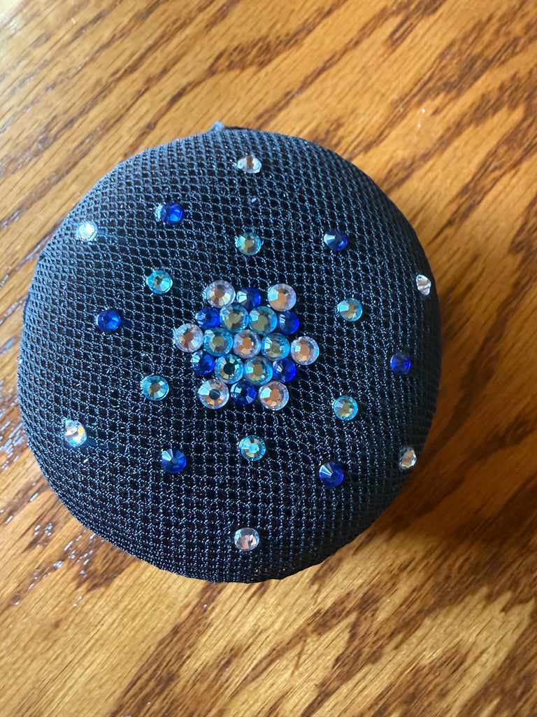 Plastronique Jeweled Bun Covers - Black
