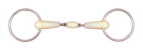 Happy Mouth Double Jointed Loose Ring w/ Roller Mouth Bit