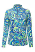 IBKUL Zip Mock Neck Shirt