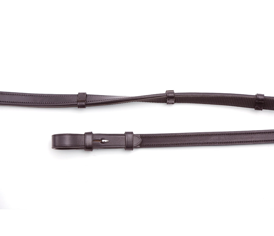 Salvatore Rubber & Leather Grip Reins