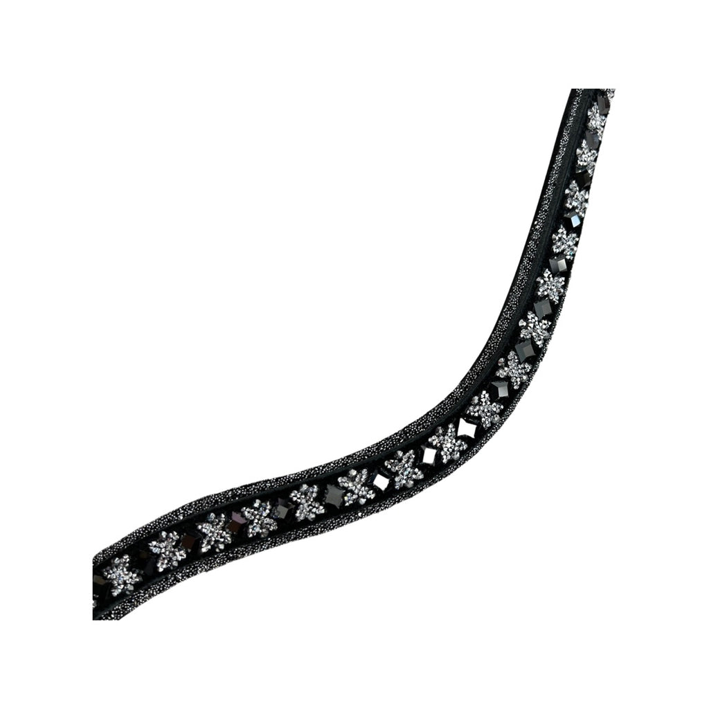 Traverso Browband - Silver Fabric