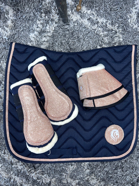 Glam Dressage Pad & Boots