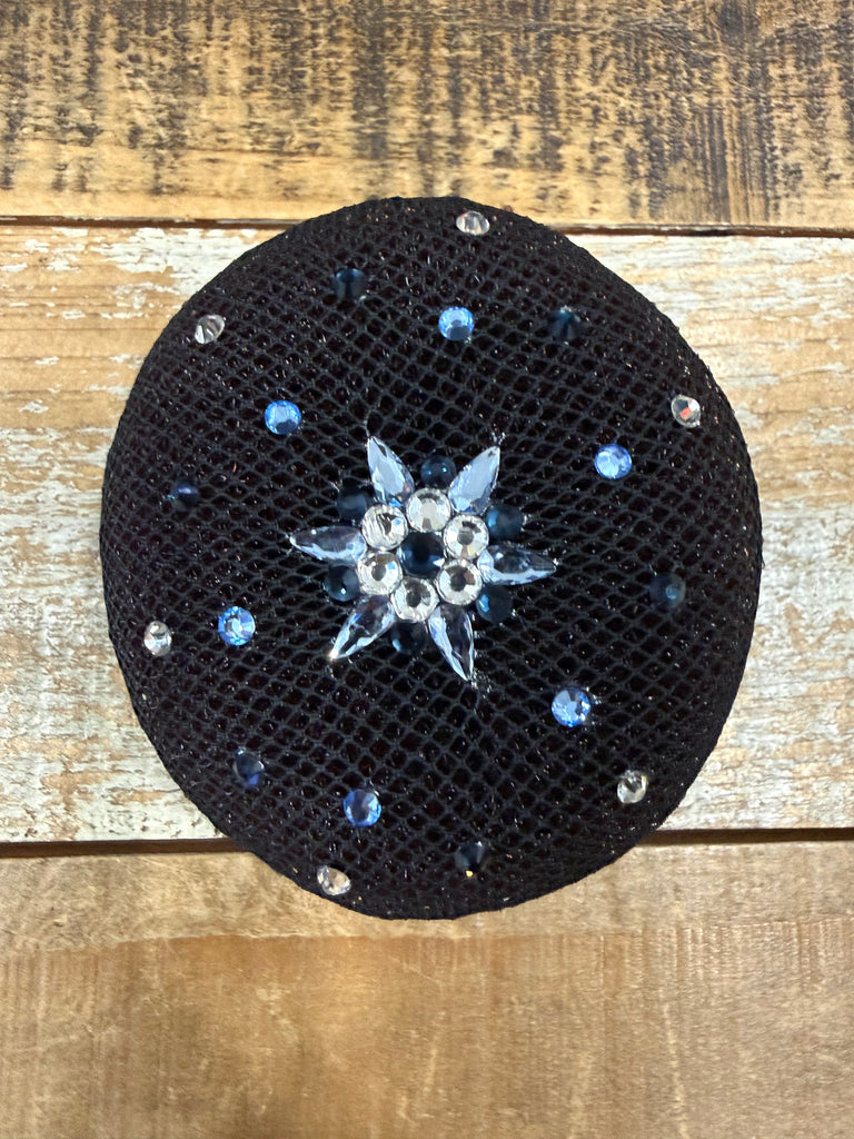 Plastronique Jeweled Bun Covers - Black