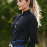 The Perfect Perforated Zip Shirt