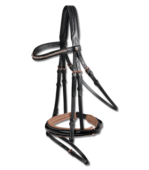 Rosewood Snaffle Bridle